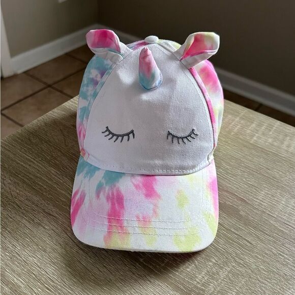 NWOT … WONDER NATION Tie-Dye “Unicorn” Hat - Picture 1 of 4